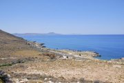 Gerani bei Rethymno Kreta, Chorafakia: Offener unverbauter Meerblick aus erhöhter Position Grundstück kaufen